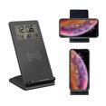 thumbnail image 3 of Soporte de cargador inalámbrico rápido para teléfono Soporte de carga para teléfono con reloj despertador digital LCD 10w Sweethay EL010705-00, 3 of 5