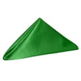 thumbnail image 2 of Ultimate Textile (5 Dozen) Reversible Shantung Satin - Majestic 17 x 17-Inch Cloth Napkins - for Weddings, Home Parties and Special Event use, Emerald Green, 2 of 4