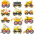 thumbnail image 4 of Decoración de fiesta de cumpleaños de construcción, excavadora de ingeniería, Tractor, vehículo, placa de papel, taza, suministros de globos de ingeniería, 4 of 5