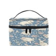 thumbnail image 2 of DIXRUYEE Train Case Cosmetics Organizer Fashion Floral Bunny Patterns Printed Size: 9x6.2x6.5 in, 2 of 5