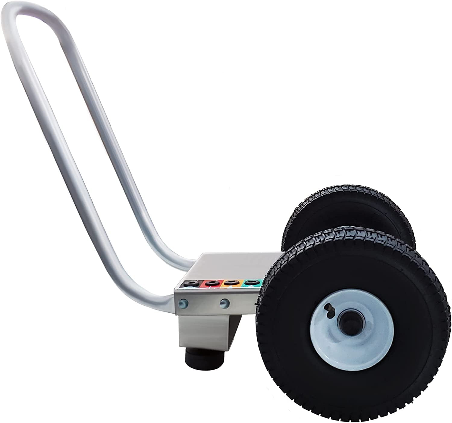 Ultimate Washer Professional Pressure Washer Cart Frame with Wheels and Push Handle (10 x 15, Silver)