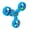 Blue, variant on Fun Rotating Windmill Toy Safe Plastic Rotating Wheel Toy For Parakeets
