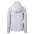 thumbnail image 3 of Women's Cutter & Buck  Gray Washington Huskies Charter Eco Recycled Full-Zip Jacket, 3 of 3