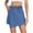 Light Blue, variant on Xixinqiwan No Boundaries Women's High Waist Denim Skorts Wrap Front Asymmetrical Hem Skirt Shorts Jean Shorts for Women