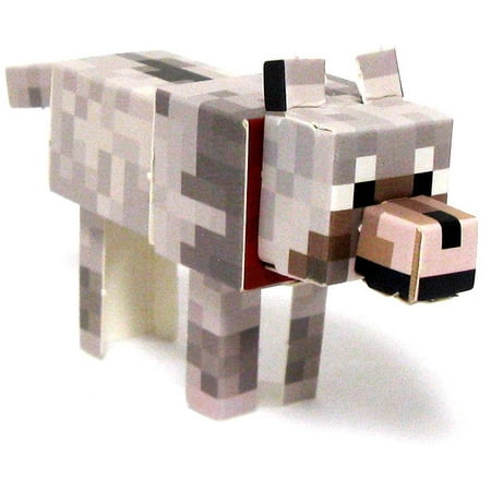 Minecraft Tame Wolf Papercraft - Walmart.com