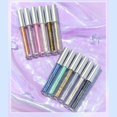 thumbnail image 2 of Juego de sombras de ojos con purpurina, delineador brillante de larga duración, maquillaje cosmético para ojos de fiesta, 2 of 5
