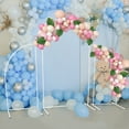 thumbnail image 5 of White Wedding Arch Cover & Beige Wedding Arch Backdrop Stand Set Party Ceremony for DIY - Simple Assembly, 5 of 16