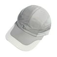 thumbnail image 2 of Unisex Outdoor Performance Baseball Cap - Breathable Mesh Sun Hat with Uv Protection & Moisture-Wicking Under 5$, Yubnlvae Men Women Solid Cap Mesh Quick Drying Adjustable , Grey, One Size, 2 of 3