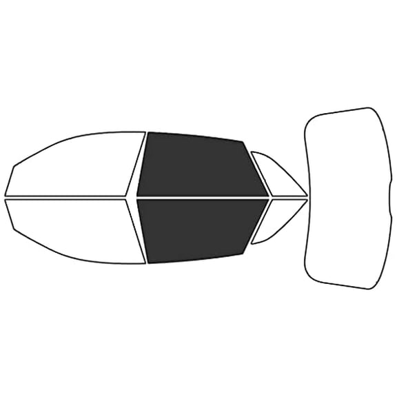 Rvinyl Window Tint Kit Compatible with Audi Q8 2019-2024 - Back Precut Kit - 20%