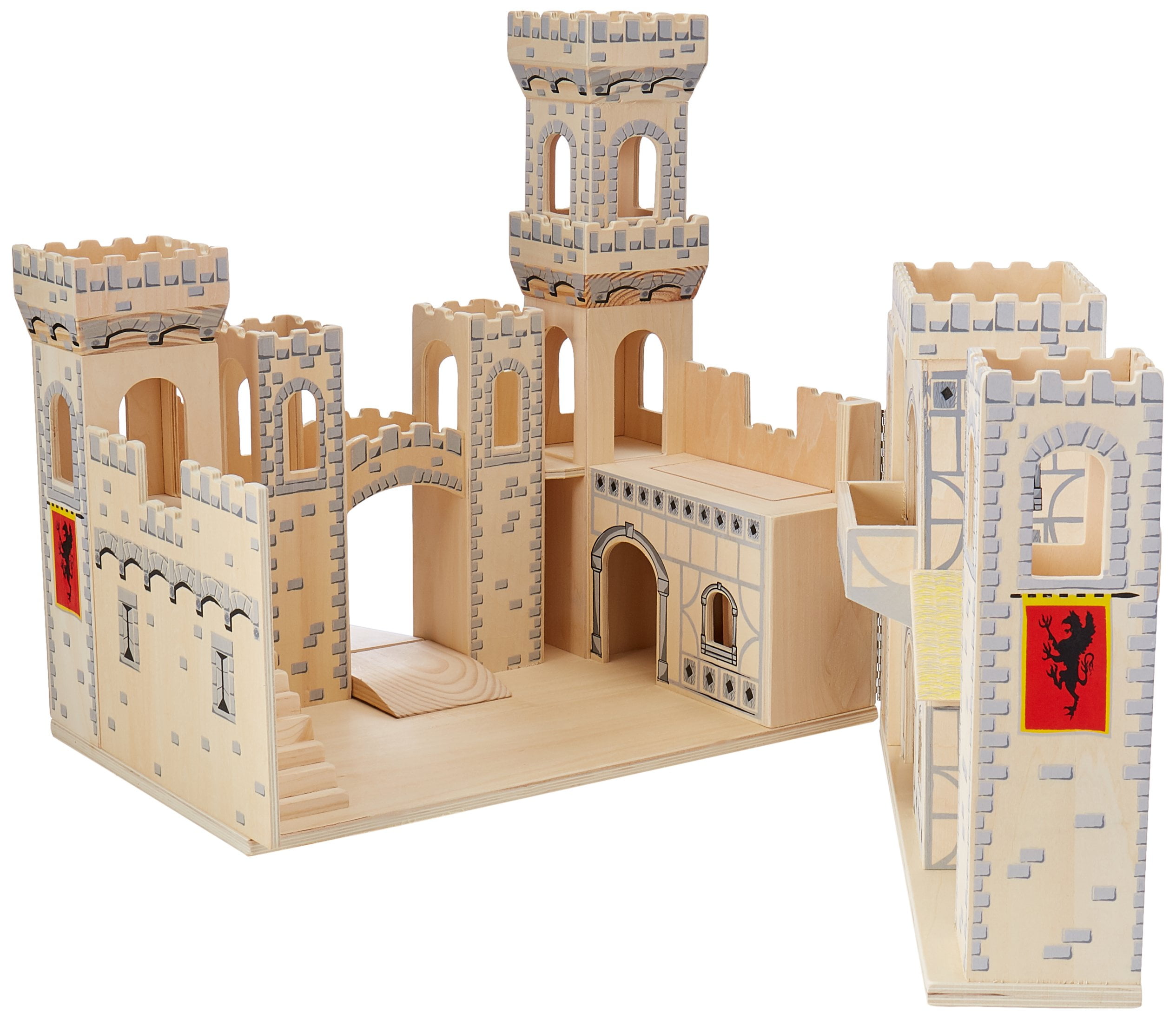 melissa and doug folding medieval castle