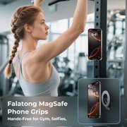 Dual-Side for Magsafe Phone Grip with Magnetic Phone Stand, Magnet Ring Holder for iPhone 16/15/14/13/12 Pro Max Series Magsafe Case, Strong Magnetic Car Mount, Gym Phone Holder