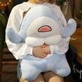 thumbnail image 3 of 45/60cm Shark Plush Toy Fluffy Lovely Animal Doll Accompany And Comfort Sleeping Pillow Muscle Shark Doll Stuffed Animal Toy Birthday Gift, 3 of 7