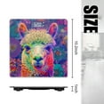 thumbnail image 2 of High Precision Body Weight Scale Smart Bathroom Scales with Large LCD Display(400lbs),Decorative for Bedroom-Portrait Of Alpaca In The Style, 2 of 4