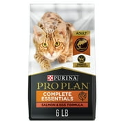 Purina Pro Plan Complete Essentials Dry Cat Food Salmon Egg, 6 lb Bag