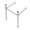 Chrome, variant on Kingston Brass VPB3322SQ0 Stainless Steel Console Sink Legs in Matte Black