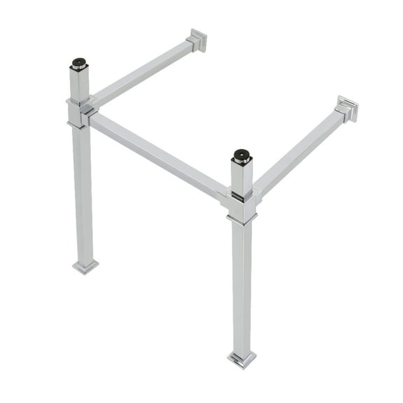 Kingston Brass VPB3322SQ1 Stainless Steel Console Sink Legs in Polished Chrome
