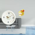 thumbnail image 2 of Reloj de pared moderno de dibujos animados con estatua de serpiente, figura decorativa de resina, adorno de mesa, números , silencioso, sin tic, 2 of 8