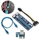 thumbnail image 1 of Soporte de GPU vertical de 60 cm con conector Molex para actualización de placa base Tarjeta extensora de potencia PCI-E 1x a 16x, 1 of 8