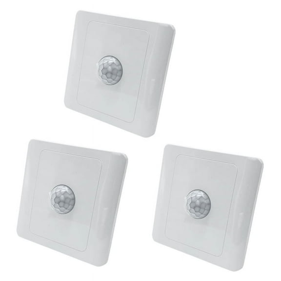 3X PIR Motion Sensor Switch 220V Auto Control LED Lamp Lighting Switch Smart Body Induction Detector