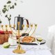 thumbnail image 3 of Jewish Candle Holder 9-Branch Candlestick Metal Candle Holder Party Ornament, 3 of 3
