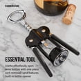 thumbnail image 4 of Farberware Soft Grips Black Zinc Alloy Wing Corkscrew, 4 of 13