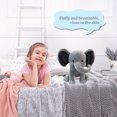 thumbnail image 4 of Bebé elefante peluche animal peluche relajante suave almohada elefante juguetes JShteea El nuevo, 4 of 9