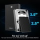 thumbnail image 2 of Carcasa de disco duro SABRENT USB 3.0 para SATA de 2,5» y 3,5», 2 of 9