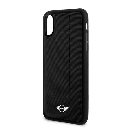 Mini Cooper Slim Fit Hard Case for Apple iPhone X iPhone XS Black Shock Absorption, Drop Protection, Scratch Resistant Easy