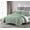Sage Green, variant on Chezmoi Collection Solid China Blue Cotton Comforter Set Queen Size, 3-Piece Luxury Soft Breathable Smooth Cooling 250TC Cotton Twill Lightweight Bedding Comforter for All Season