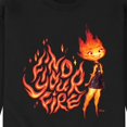 thumbnail image 3 of Elemental - Find Your Fire Ember - Men's Crew Neck Fleece Pullover, 3 of 5