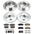 thumbnail image 3 of PowerStop Front and Rear Z23 Evolution Sport Carbon-Fiber Ceramic Brake Pad and Drilled & Slotted Rotor Kit Fits: MITSUBISHI Select Models K1682, 3 of 10
