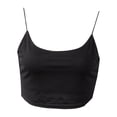thumbnail image 1 of Mialoley Women Sling Top Solid Color Crop Low Chest Sexy Bodycon Top Clothes, 1 of 6