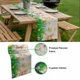thumbnail image 5 of Easter Bunny Table Runner - 60 Inch Long, Kitchen Dining Table Runner Dresser Scarves, Spring Easter Eggs Floral Rustic Burlap Farmhouse Decor for Coffee Tables Wedding Party Banquet, 5 of 8