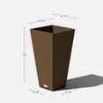 thumbnail image 2 of Veradek Pure Series Midland 26" Planter Espresso, 2 of 15
