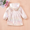 thumbnail image 5 of Spring Hooded Jackets for Girls and Boys Zipper Long Sleeved Elastic Waist With Velvet Coat Colorful Cool Zipper Jackets, 5 of 9