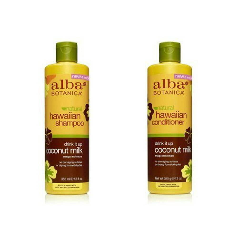 Alba Botanica Shampoo And Conditioner Sulfates Or Drying Formaldehydes