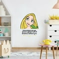 thumbnail image 2 of Kindness Tangled Rapunzel Quote Cartoon Quotes Decors Wall Sticker Art Design Decal for Girls Boys Kids Room Bedroom Nursery Kindergarten Home Decor Stickers Wall Art Vinyl Decoration (10x10 inch), 2 of 2