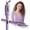 purple, variant on LESROLL 28mm Ceramic Auto Hair Curler – Rotating Long Barrel, Anti-Tangle, Voice Timer, Beach Waves