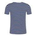 thumbnail image 6 of Bibifish Womens Tshirts Summer Casual Stripe Print Soft Smooth Crewneck Short-Sleeve Tshirts Classic Daily Wear Casual Sports Streetwear Soft Tees, 6 of 7