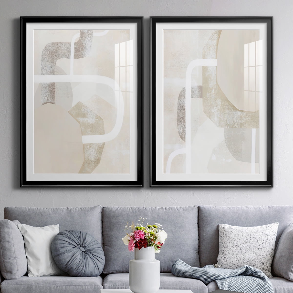 Wexford Home Quiet Affection I Premium Framed Print, 26.5" x 36.5" - Ready to Hang, Black (Set of 2)