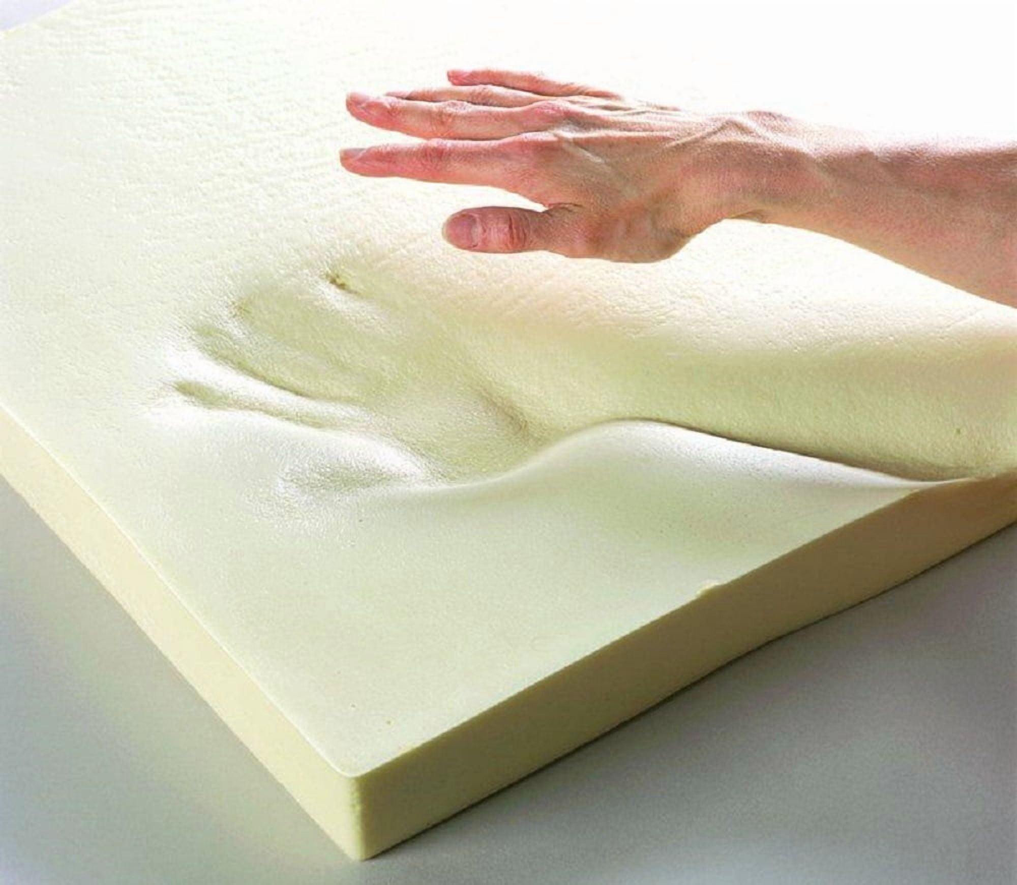 Upholstery Visco Memory Foam Sheet 7"H x 7"W x 72"L - 3.5 lb Density - Mattresses, Wheelchair, Luxury Quality, Good for Sofa Cushion, Doctor Recommended for Backache & Bed Sores by Dream Solutions USA