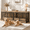 Brown, variant on Fowroa 86" Double Dog Crate Furniture, Extra Large Heavy Duty Indoor Kennel, Wooden TV Stand Design for Two Large Dogs Brown