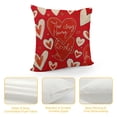 thumbnail image 4 of PHYHOO  Valentines Day Pillow Covers  Love Valentine Letter Heart Valentine's Decor Throw Pillows Decorative Cushion Cases for Valentine Home Decorations, 4 of 5