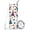Patriotic Christmas Decor, variant on 4th of July Firework 20 oz Tumbler with Lid and Straw Travel Coffee Mug Spill Proof Stainless Steel Double Wall Vacuum Insulated Cup
