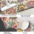 thumbnail image 3 of Multicolor Ethnic Paisley and Floral Pattern Kitchen Rug Mat,Kitchen Runner Rugs Non Skid Washable,Decorative Kitchen Floor Mats for Kitchen,Sink,Laundry,17"X47", 3 of 5