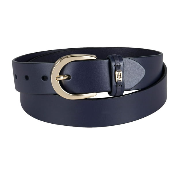 Cinturón de Jean Tommy Hilfiger 35mm Cuero Mate Azul Marino