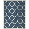 thumbnail image 1 of Safavieh Courtyard Polypropylene Large Rectangle Rug CY6914-268-8 in Navy and Beige, 1 of 1