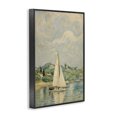thumbnail image 2 of Stupell Industries Coastal Sailboat Beneath Swirling Clouds Black Framed Giclee Art, 12 x 18, by Angie Hawke, 2 of 8