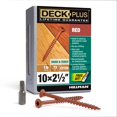 thumbnail image 1 of Tornillos para madera Deck Plus 48429 #10 x 2,5 cm, caja roja de 0,45 kg, 1 of 9