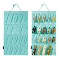 thumbnail image 2 of Felt Girls Hairpin Organizer Wall-mounted Claw Clips Storage Hanging Bag (Pink), 2 of 9